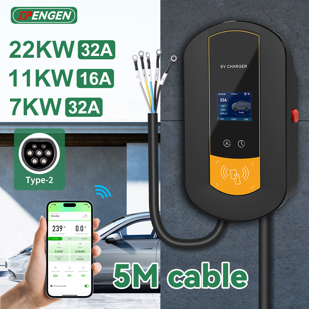 Home Ev Charger - IPENGEN Type2 EV-laadstation 7KW / 11KW