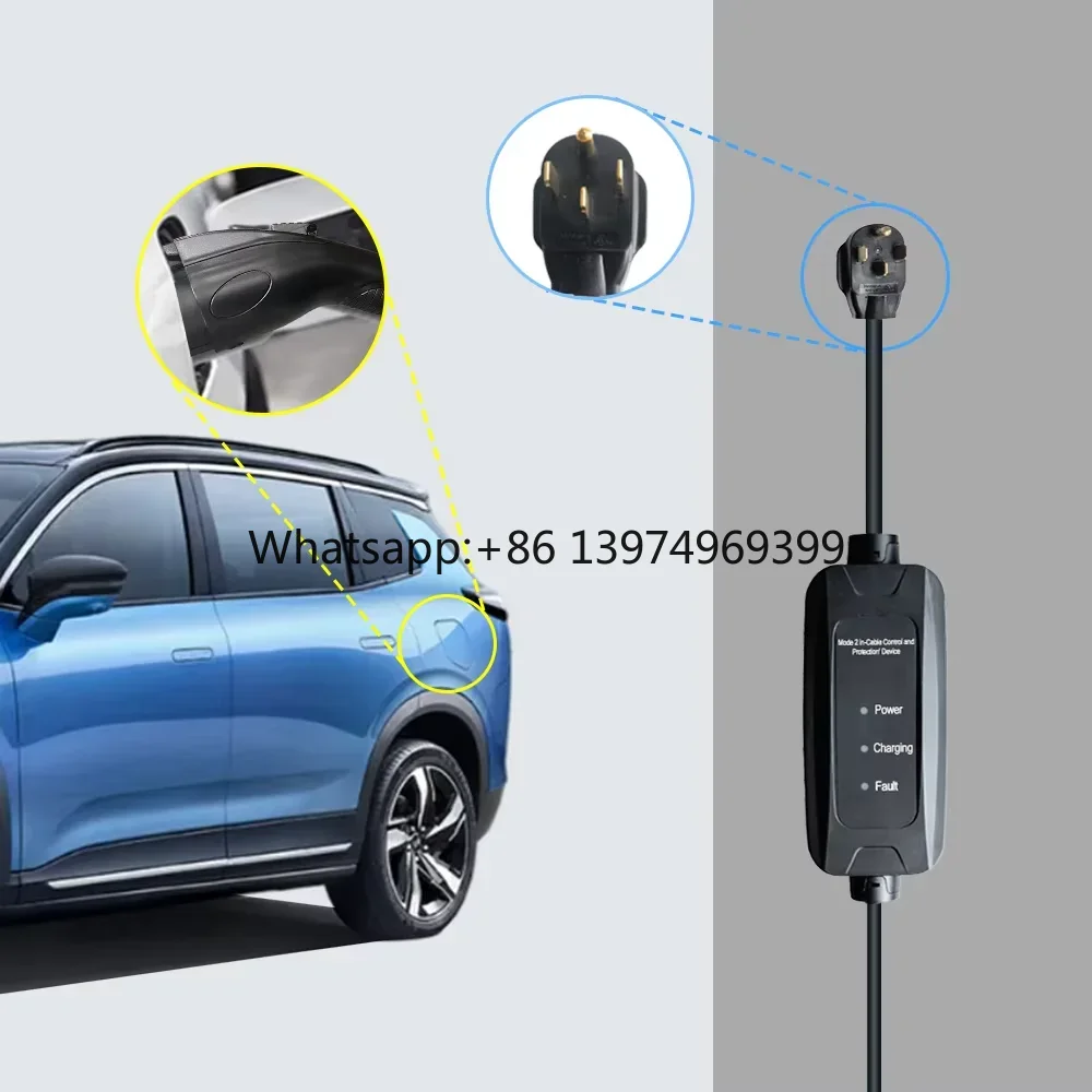 Portable Ev Charger - 9kW 16A SAE J1772 Type 1