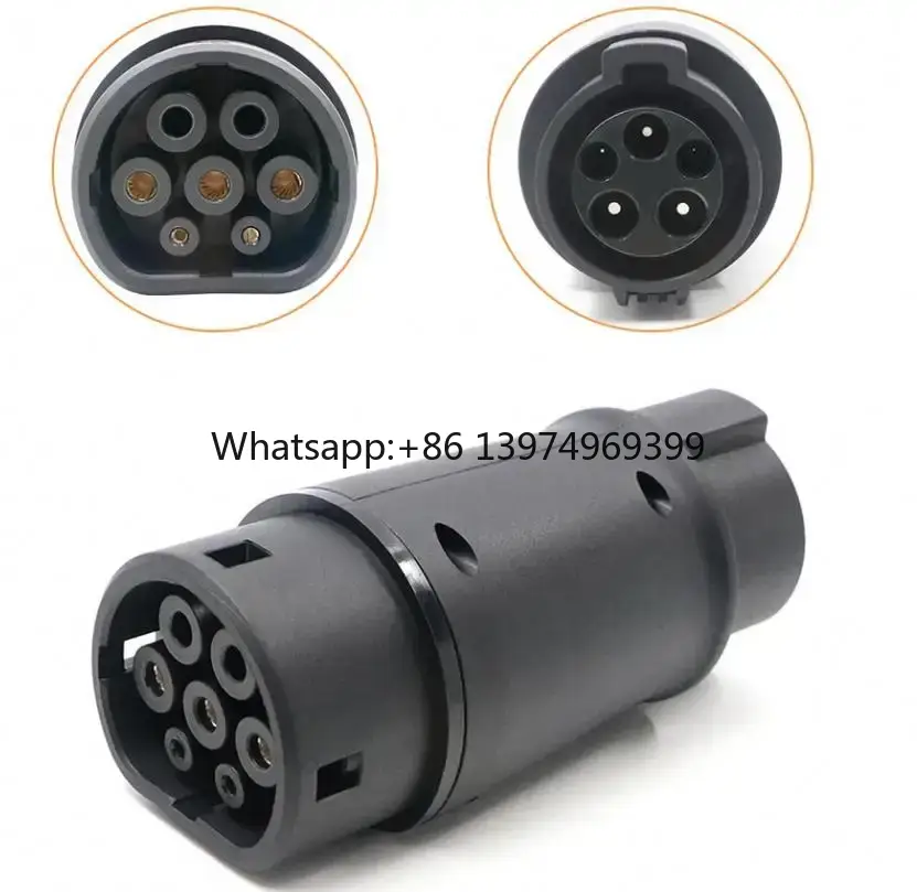Ev Charger Adapter - 16A 32A EVSE-adapter, elektrische voertuiglader, SAE