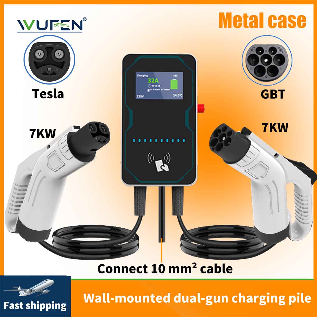 Ev Charging Cable - WUFEN EVSE Wallbox EV-autolader Elektrische Auto
