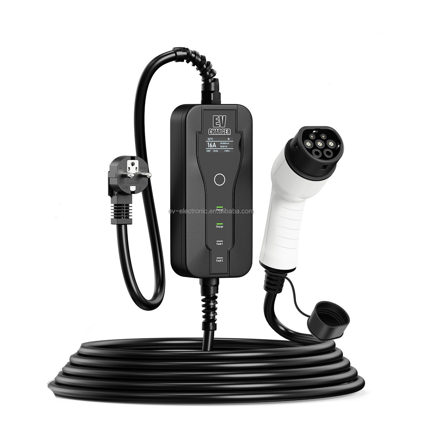 3,5 kW draagbare oplader van n - Ev Charger Adapter recensie en prijs
