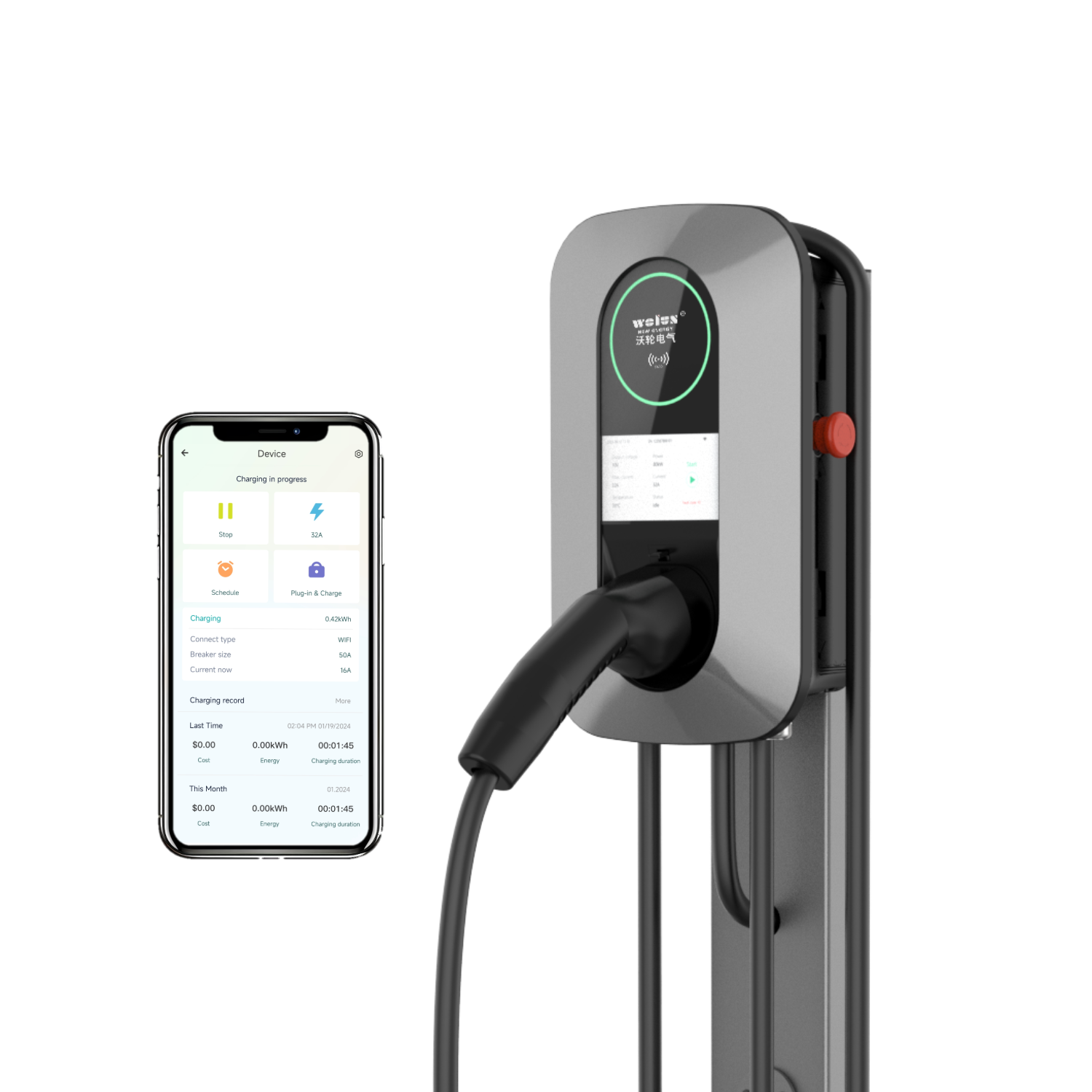 22kW AC Oplaadpaal voor thuisg - Wallbox Ev recensie en prijs