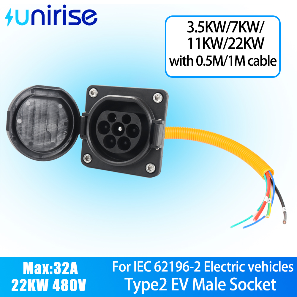 Unirise Type2 EV-autolader met - Ev Charging Cable recensie en prijs