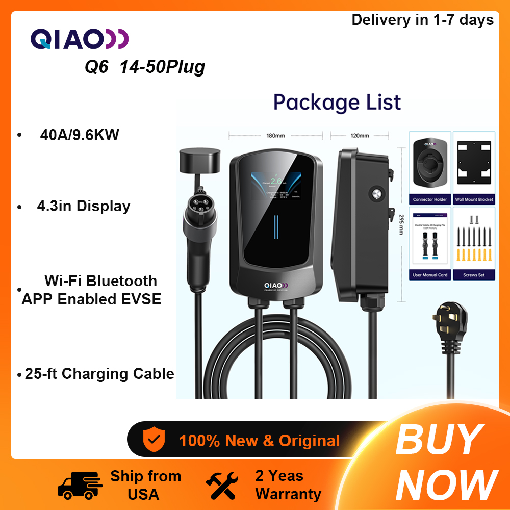 QIAO niveau 2 oplader voor ele - Ev Charging Cable recensie en prijs