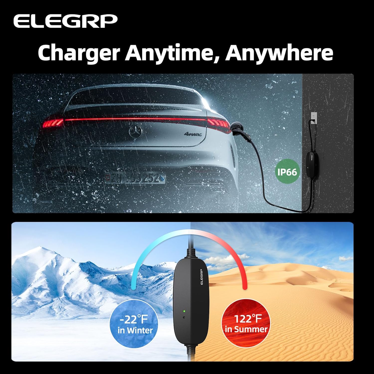 ELEGRP J1772 AC Snellader voor - Portable Ev Charger recensie en prijs