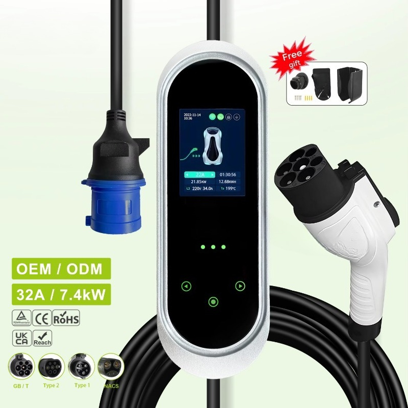 Draagbare EV-lader GB/T Hoge K - Portable Ev Charger recensie en prijs