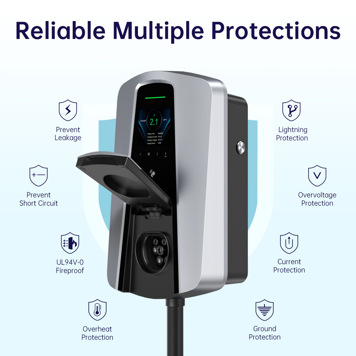 7,4 kW Type2 EV-lader, versie  - Wallbox Ev recensie en prijs