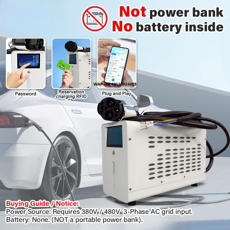 Fabrikant Groothandel 480V 3-f - Portable Ev Charger recensie en prijs