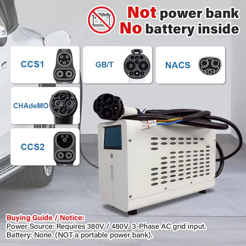 Fabrikant Groothandel 480V 3-f - Portable Ev Charger recensie en prijs